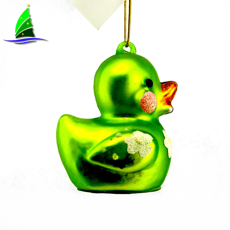 Figuras de animales de cristal pato Glass Animal Figurines Duck